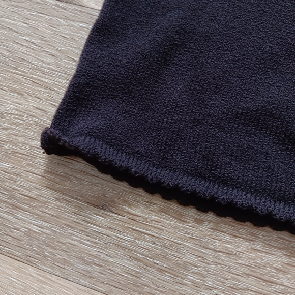 St. John Brown Cropped Sweater Tank Top Size Small - Picture 4 of 4